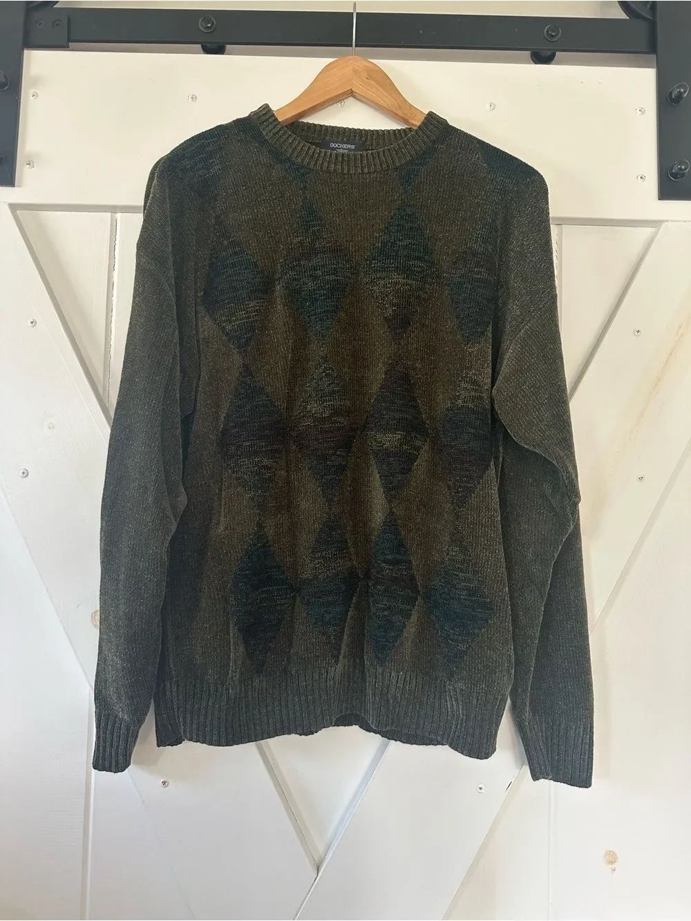 DOCKERS Vintage argyle sweater Mens